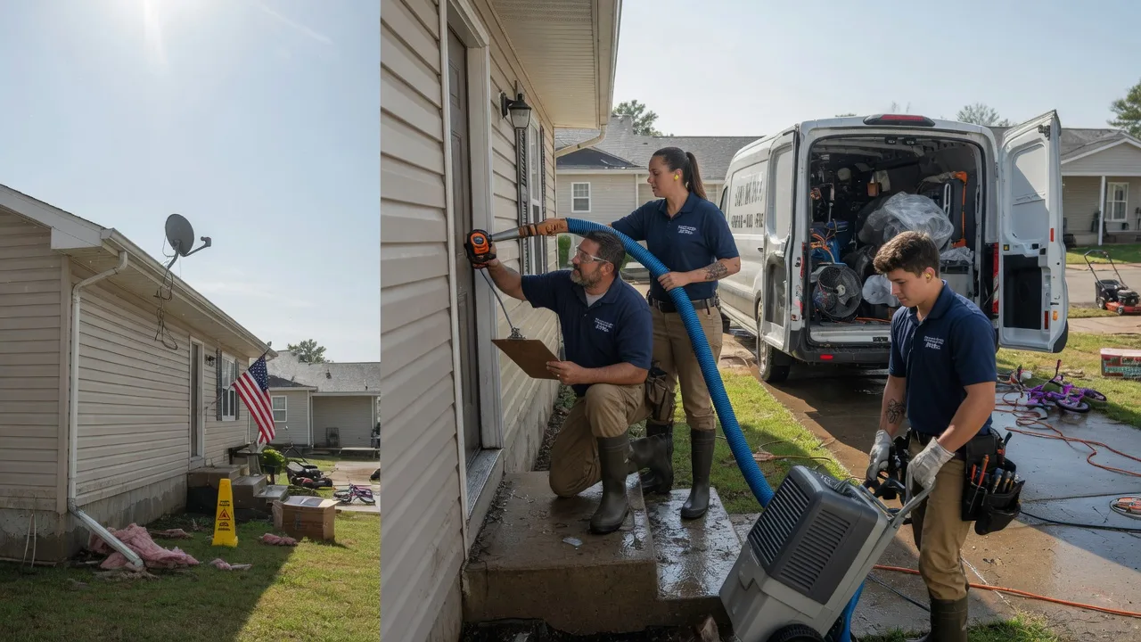 Ceiling Water Damage Restoration in Cuba, AL near me